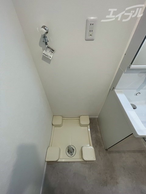 室内に洗濯機置場あります エスグランデ中崎町