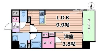 間取図 カーサレグラス森之宮