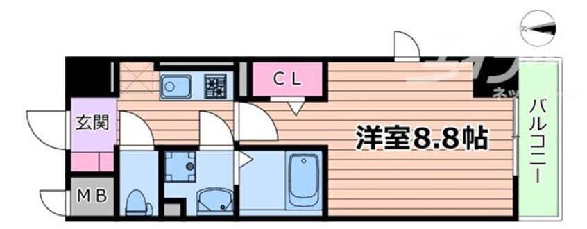 間取図 グランMコート新大阪