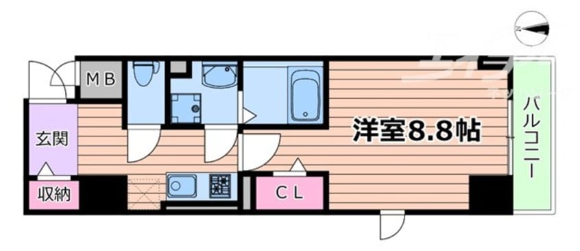 間取図 グランMコート新大阪