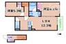 仮称）深江南2丁目PJ　北棟 2LDKの間取り