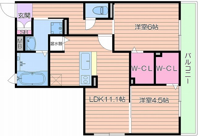 間取り図 ラ・パーチェ