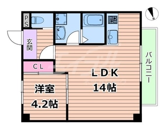 間取図 レジデンスコート城東野江