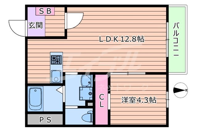 間取り図 レジデンスコート城東野江