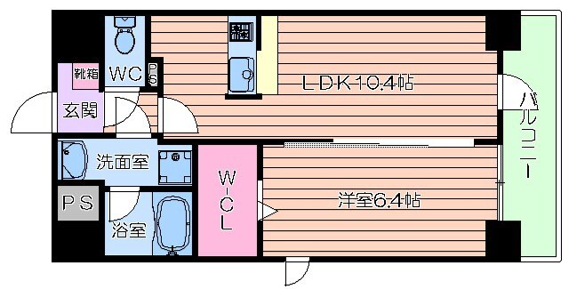間取り図 大阪メトロ谷町線/天神橋筋六丁目駅 徒歩5分 2階 築16年