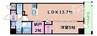 グランパール森ノ宮 1LDK+Sの間取り