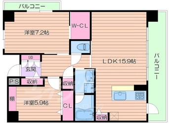 間取図 Ｌ’ｓレジデンス吹田