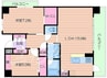 Ｌ’ｓレジデンス吹田 2LDKの間取り