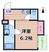 REGIA OSAKA CITY KOMATSU 1Kの間取り