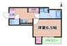 REGIA OSAKA CITY KOMATSU 1Kの間取り