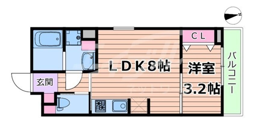 間取図 S-MOVE都島EAST