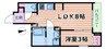 S-MOVE都島EAST 1LDKの間取り
