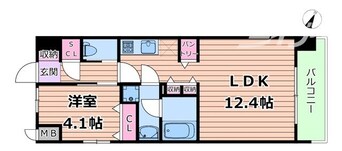 間取図 スプランディッド梅田グランノース