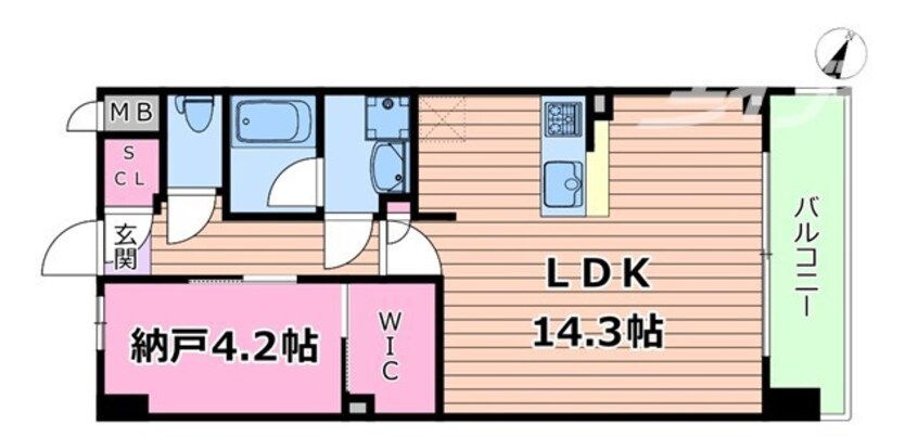 間取図 スプランディッド梅田グランノース