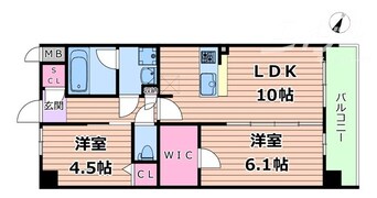 間取図 スプランディッド梅田グランノース