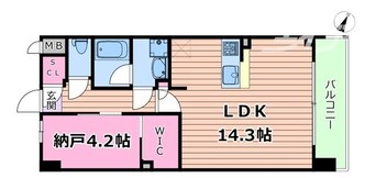 間取図 スプランディッド梅田グランノース