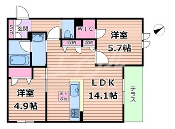 間取図 シャーメゾン　アヴァンス