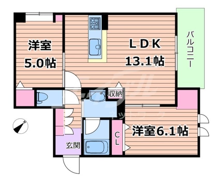 間取図 シャーメゾン　アヴァンス