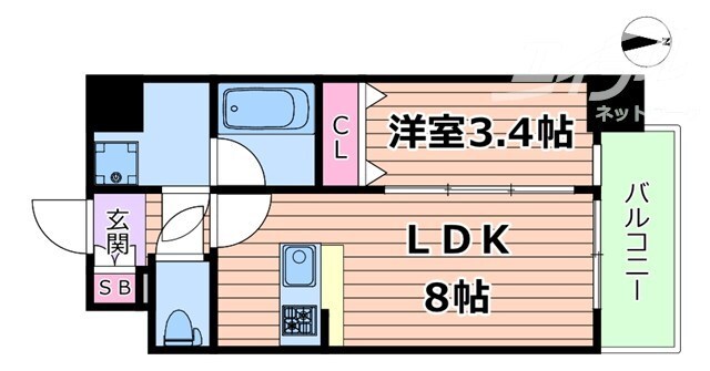 間取り図 エスリードレジデンス大阪福島シティスクエア