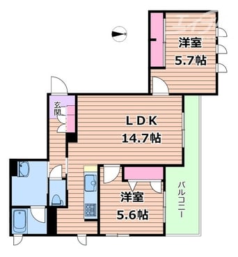 間取図 セレンディピティ　アトレ