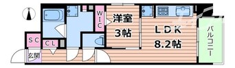 間取図 S-RESIDENCE天満橋ar