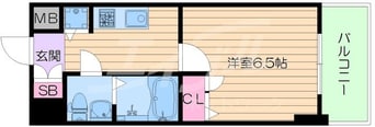 間取図 エスリード天神橋筋六丁目
