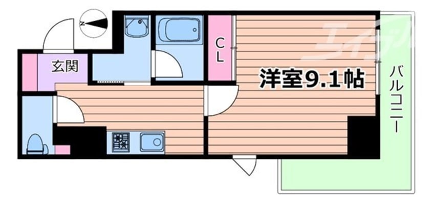間取図 ロイヤルパークヒルズうめきた