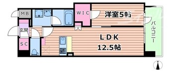 間取図 スプランディッド本町東DUE