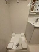 洗濯機置場です スプランディッド本町東DUE