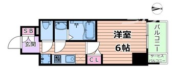 間取図 バウスフラッツ新大阪