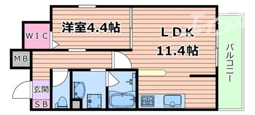 間取図 ロイジェント玉川