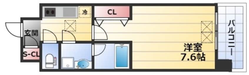 間取図 スプランディッド三国Ⅰ
