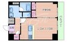 Dimus新大阪 1LDKの間取り