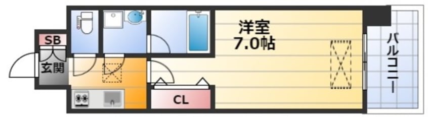 間取図 スプランディッド三国II