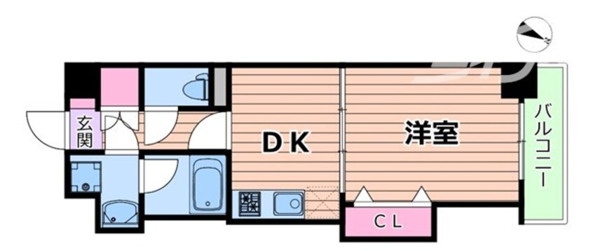 間取図 クリーデンス新大阪