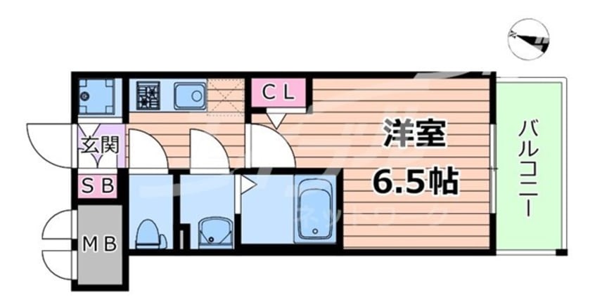 間取図 エスリード ザ・イーストレジデンス大阪城