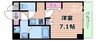 エルマール今里 1Kの間取り