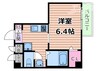 エルマール今里 1Kの間取り