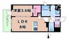 ワールドアイ大阪城EASTⅢ 1LDKの間取り