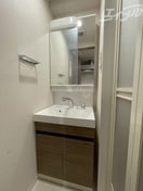 収納付きドレッサータイプの洗面台！ ワールドアイ大阪城EASTⅢ