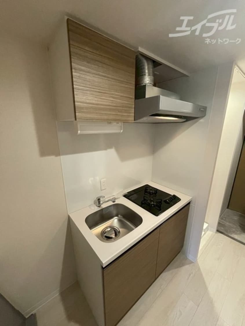 コンロ2口あります。 ワールドアイ大阪城EASTⅢ