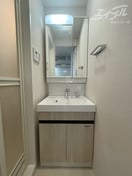 独立洗面台です。 ワールドアイ大阪城EASTⅢ