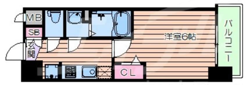 間取図 プレサンス新大阪ストリーム