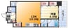 Ｍｉｄ　Ｃｏｕｒｔ　新大阪 1LDKの間取り