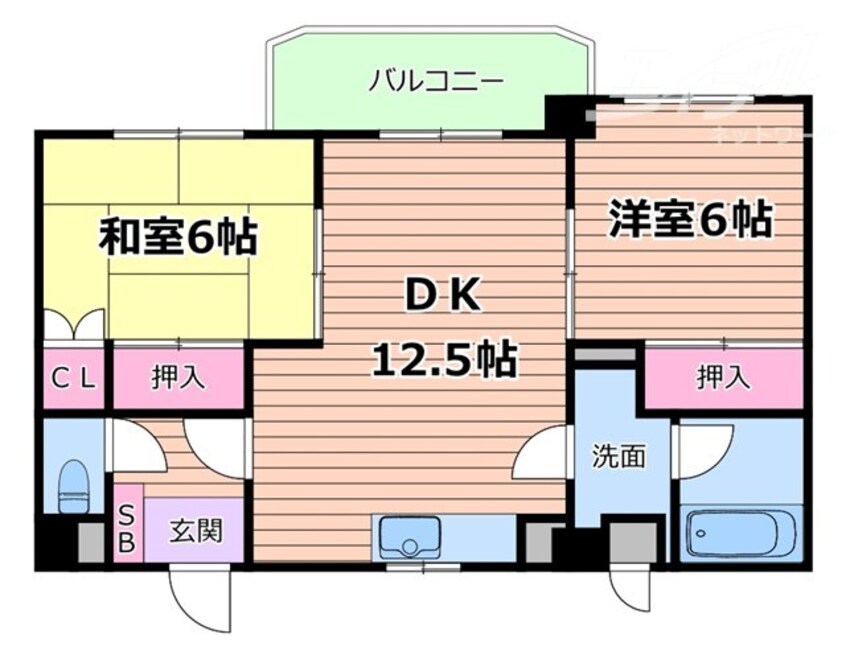 間取図 グラントピア新大阪