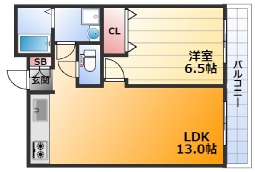 間取図 JMRレジデンス新大阪