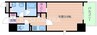コンフォリア北浜 1Kの間取り