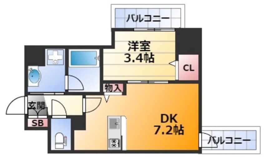 間取図 ユーズ7番館