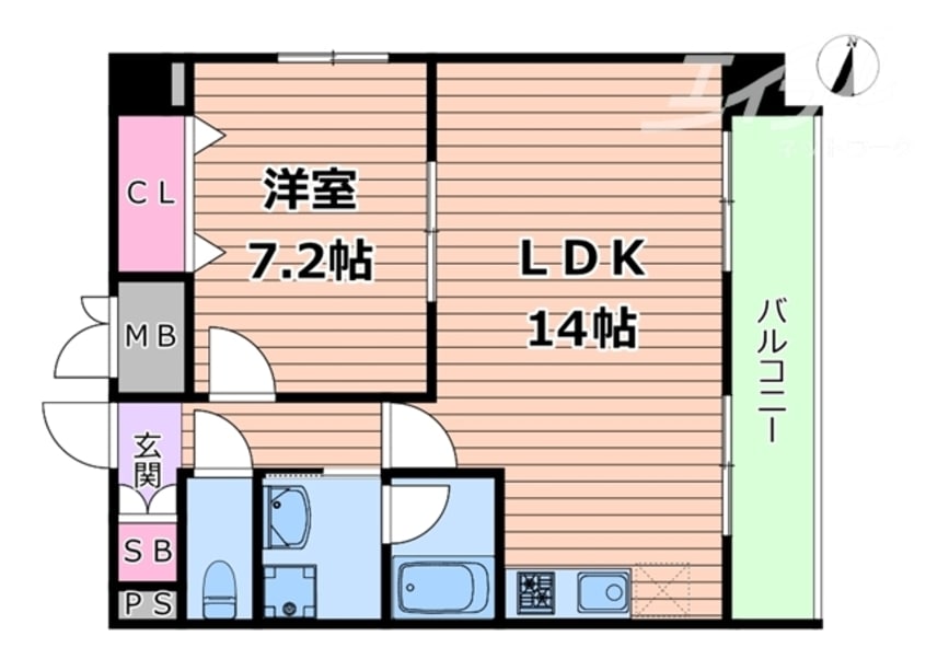 間取図 新大阪南グランドマンション
