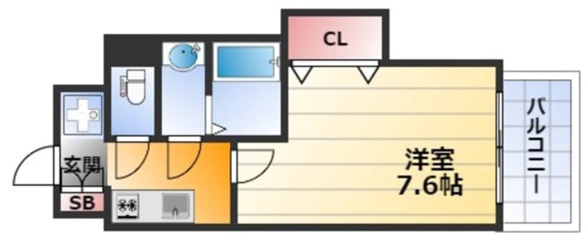 間取図 Luxe新大阪Ⅳ
